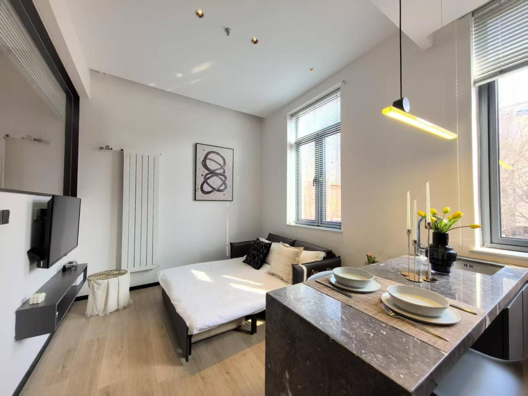 Base-Beijing Sanlitun Serviced Apartment-Close To Forbidden City, Tian'Anmen Square &Bike Rental &Subway Line 2&3&17 &Free Coffee &Washing Machine, Kitchen &English Speaking &High Speed Free Wifi &Robot Extérieur photo
